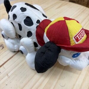 Vintage 1996 Hasbro Playskool Tonka Soft Walking Pet Dalmatian Dog Stripped Gear